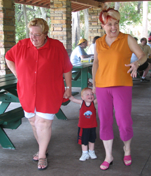 Mom, William, and Sunny
